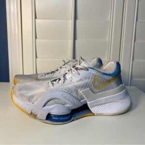Nike Air Zoom SuperRep 3 White University Blue Gold DM3471-100 Women's Size 7